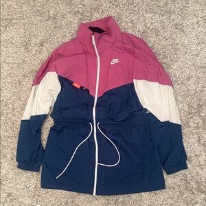 Nike Women's Color Block Ski Jacket - Pink, White, Navy
